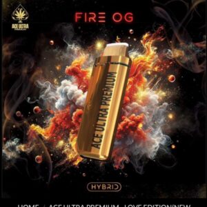 Fire OG Ace Ultra 2G Disposable | Live Resin Hybrid Vape